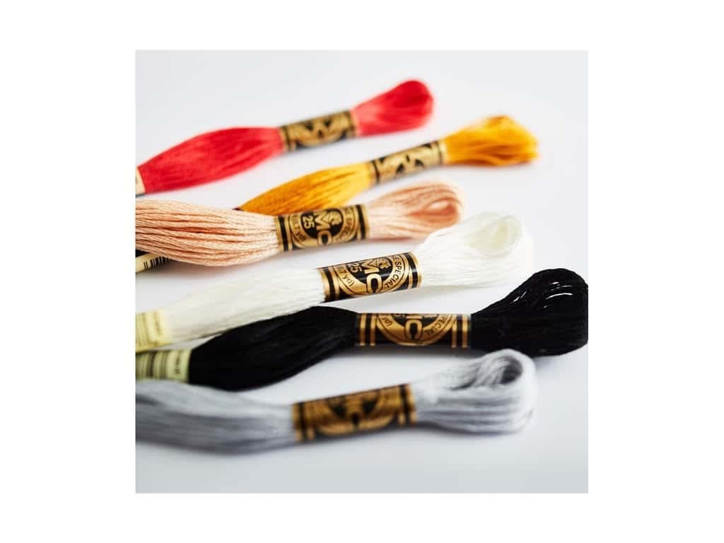 DMC Thread 6-Strand Embroidery Cotton 8.7 Yards Very Dark Beige Brown 117-838 (12-Pack)