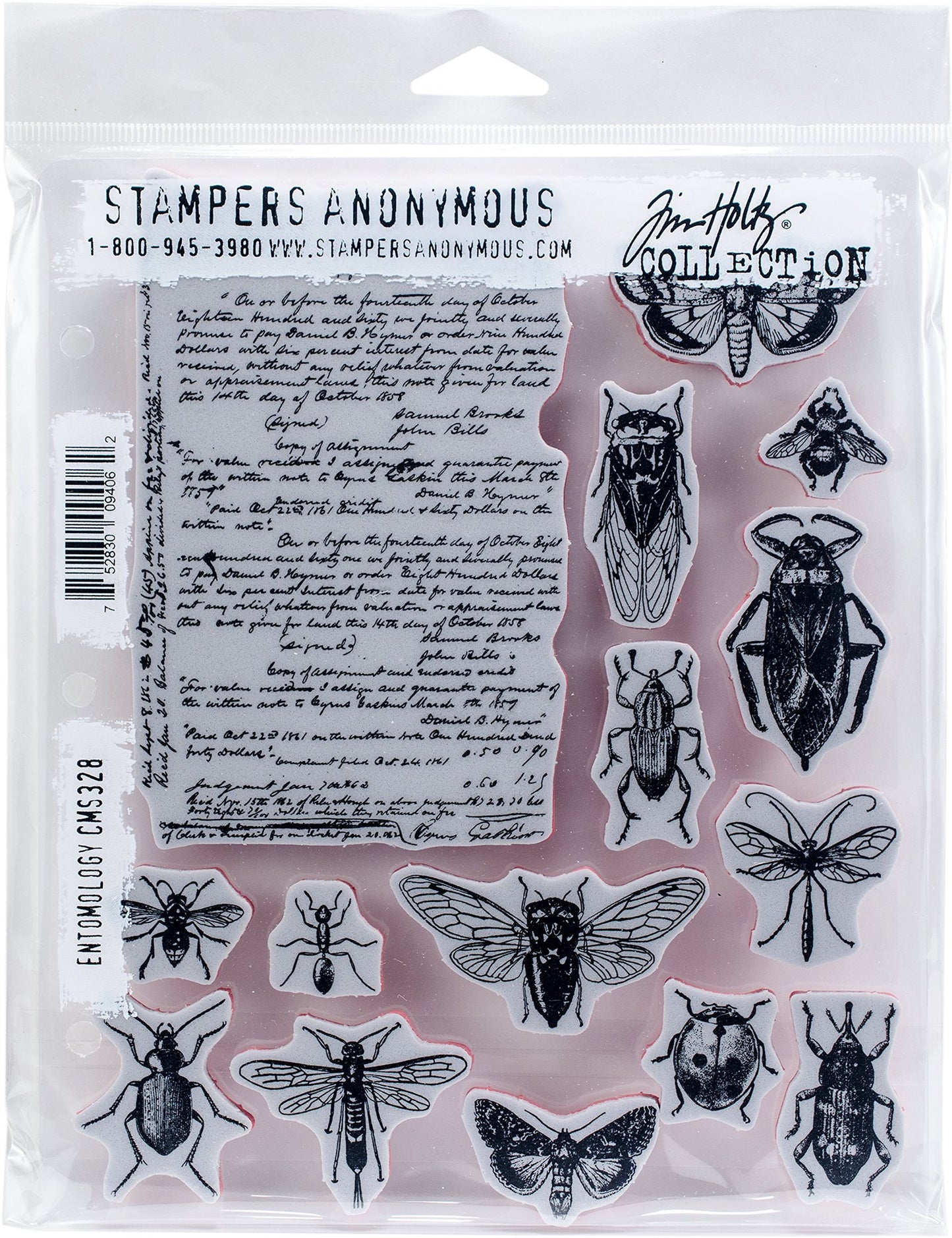 StampersA Cling Stamp Tholtz Entomology