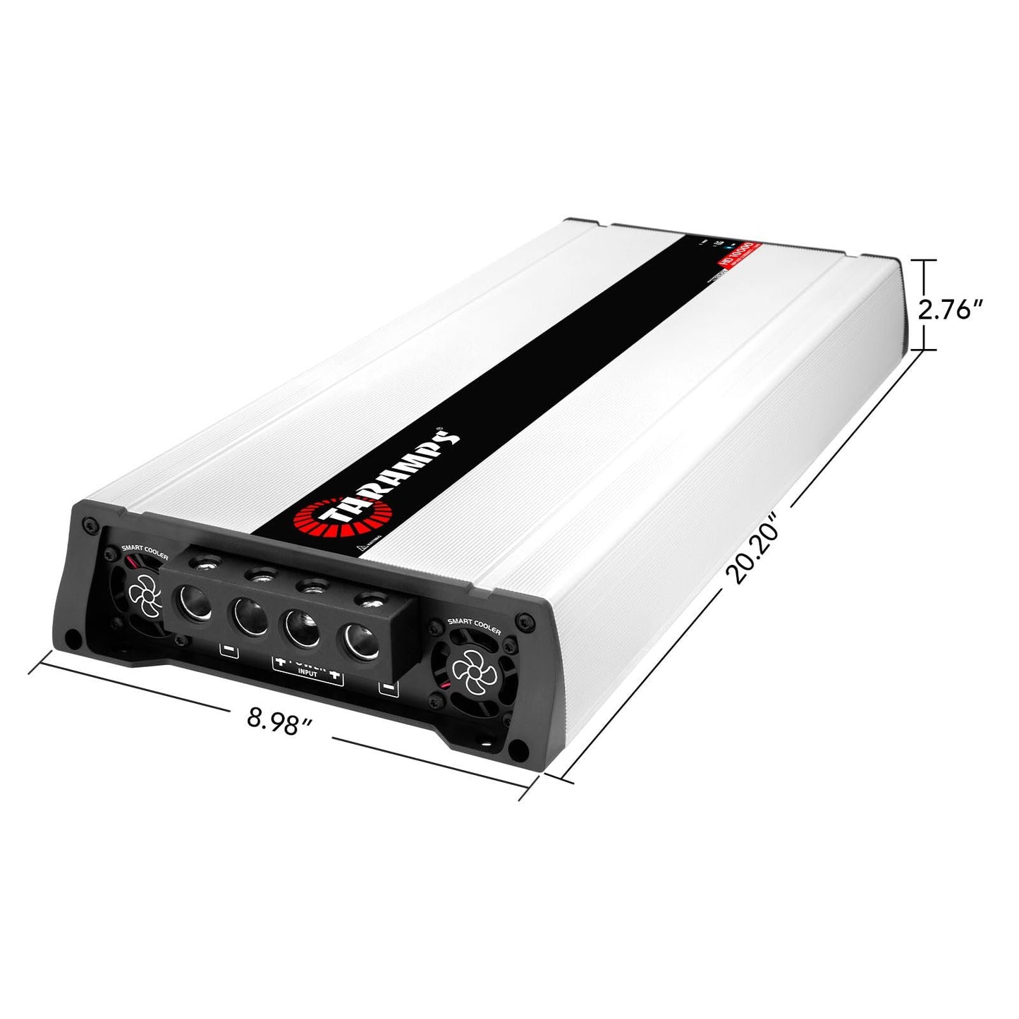 Taramps HD 10000 1 Ohm 1 Channel 10162 Watts RMS MAX, Mosfet Amplifier, Monoblock, Crossover, Bass Boost, RCA Input, Class D, Car Audio, Compatible Monitor Level Remote, Great for Subwoofers