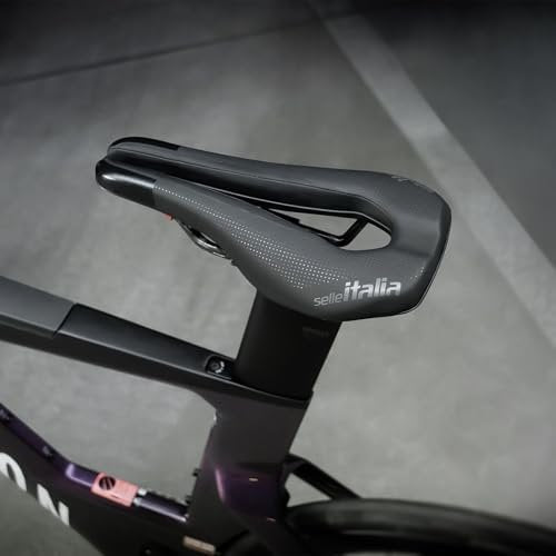 Selle Italia, WATT Superflow Kit Carbonio, Saddle, 255 x 135mm, Unisex, 190g, Black