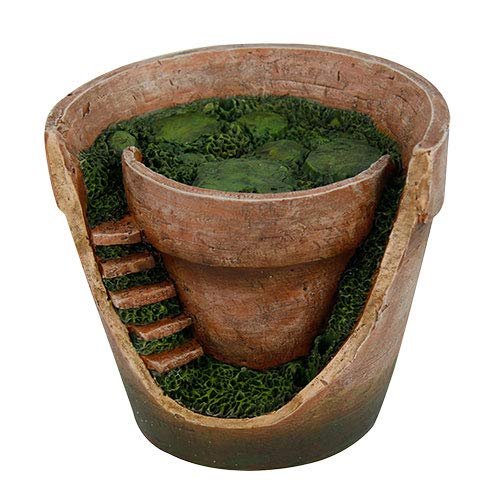 Pacific Giftware Mini Fairy Garden Succulent Planter Pot for DYI Decorative Miniature Fairyland Garden Display Planter