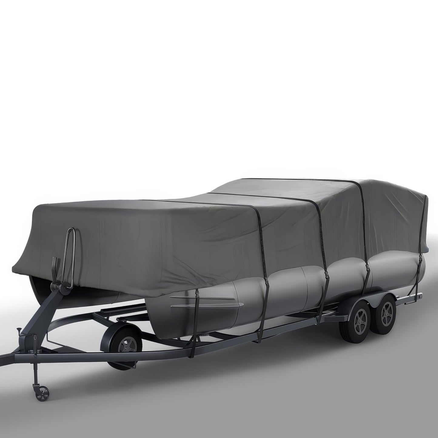 Seal Skin Covers Heavy-Duty Pontoon Boat Cover, Waterproof & UV Resistant, Fits 20 to 23ft L & Up to 102” W, Marine-Grade Protection with Secure Straps & Elastic Hem, All Weather Protection