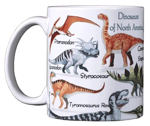 WILD COTTON Dinosaurs of NA 11 Ounce Ceramic Coffee Mug (WC253M)
