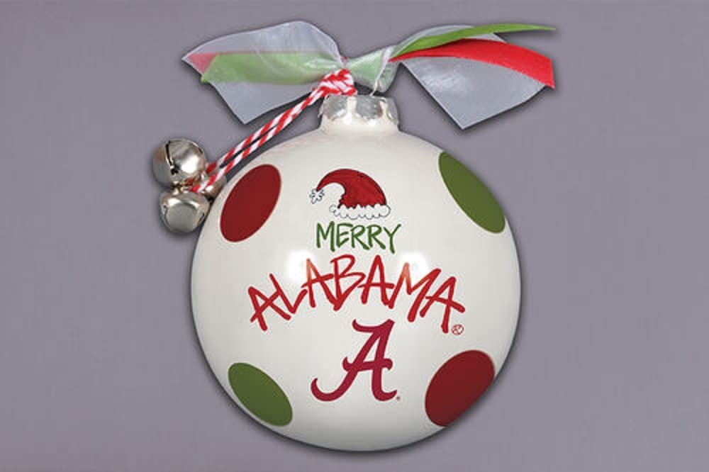 Magnolia Lane Alabama Santa Hat Ornament