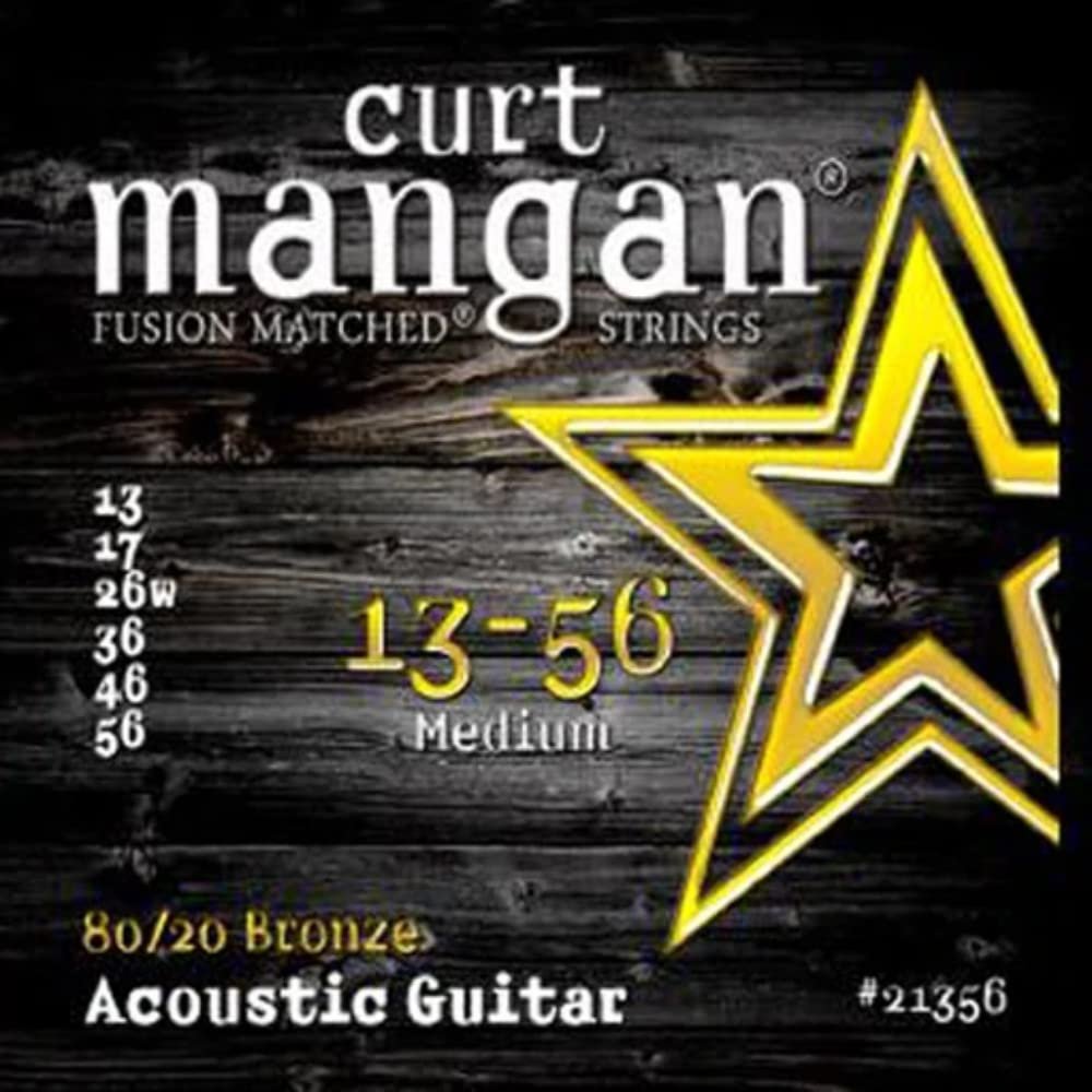 Curt Mangan Fusion Matched 80/20 Bronze Acoustic Strings (13-56)