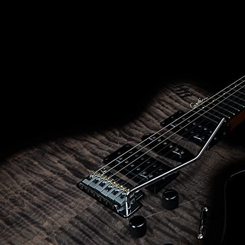 Godin XTSA Solid Body 3-Voice Electric Guitar (Trans Black)