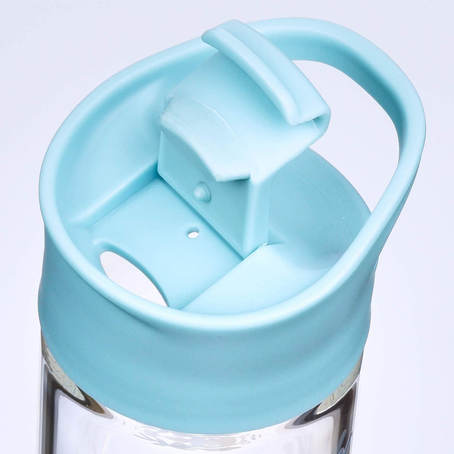 Christian Art Gifts Glass Water Bottle with Carry Handle Plastic Lid, 20 oz.