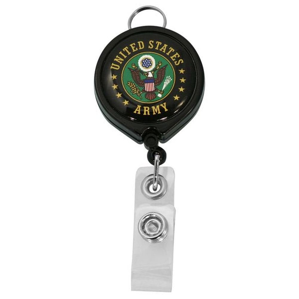 US Army Retractable Badge Holder, Crest