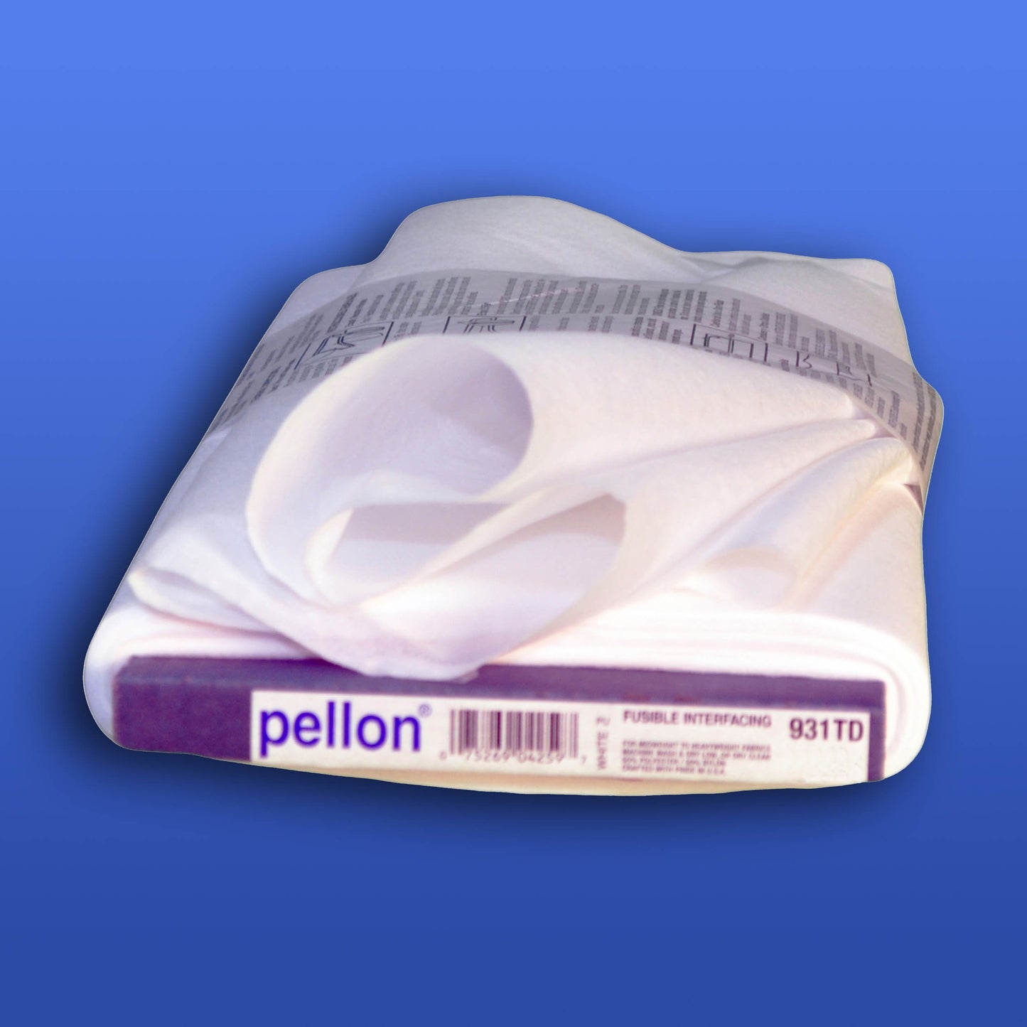 Pellon Tridimensional Fusible Interfacing, 20-Inch by 25-Yard, White
