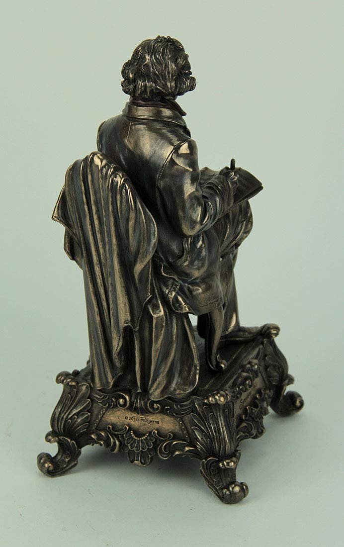 Veronese Design Ludwig Van Beethoven Bronze Finished Music Box