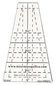 The Lil' Crumbler Tumbler Quilting Template Ruler by Miss Rosie's Quilt Co ~ 1 1/2 inch to 4 inch Miniature Solo Cups ~ Dixie Cups