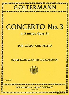 Goltermann Concerto No. 3 in B minor, Opus 51 for Cello and Piano (Julius Klengel/Daniel Morganstern)
