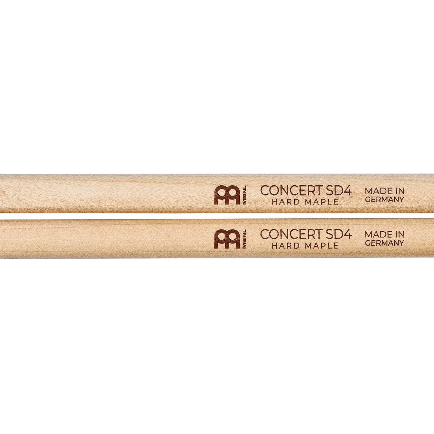 Meinl Stick & Brush Drumsticks, Concert SD4-Hard Maple with Barrel Shape Wood Tip-Made in Germany (SB115