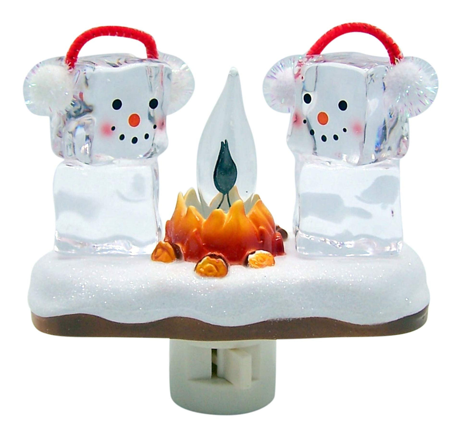 Roman 4.5" H ICE Cube Campfire Night