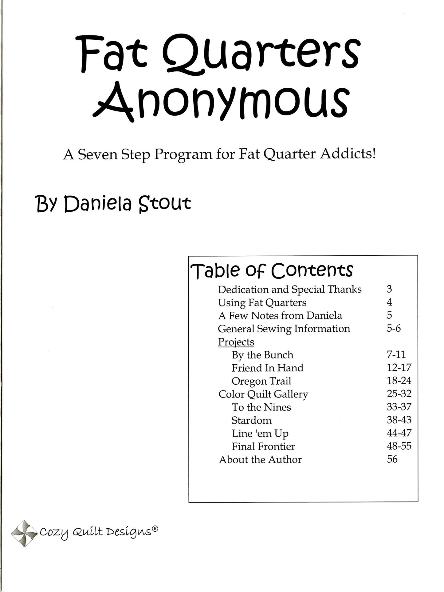 Fat Quarters Anonymous