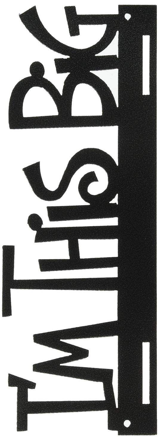 Ackfeld 24947 14in Im This Big Hanger Charcoal, 14"