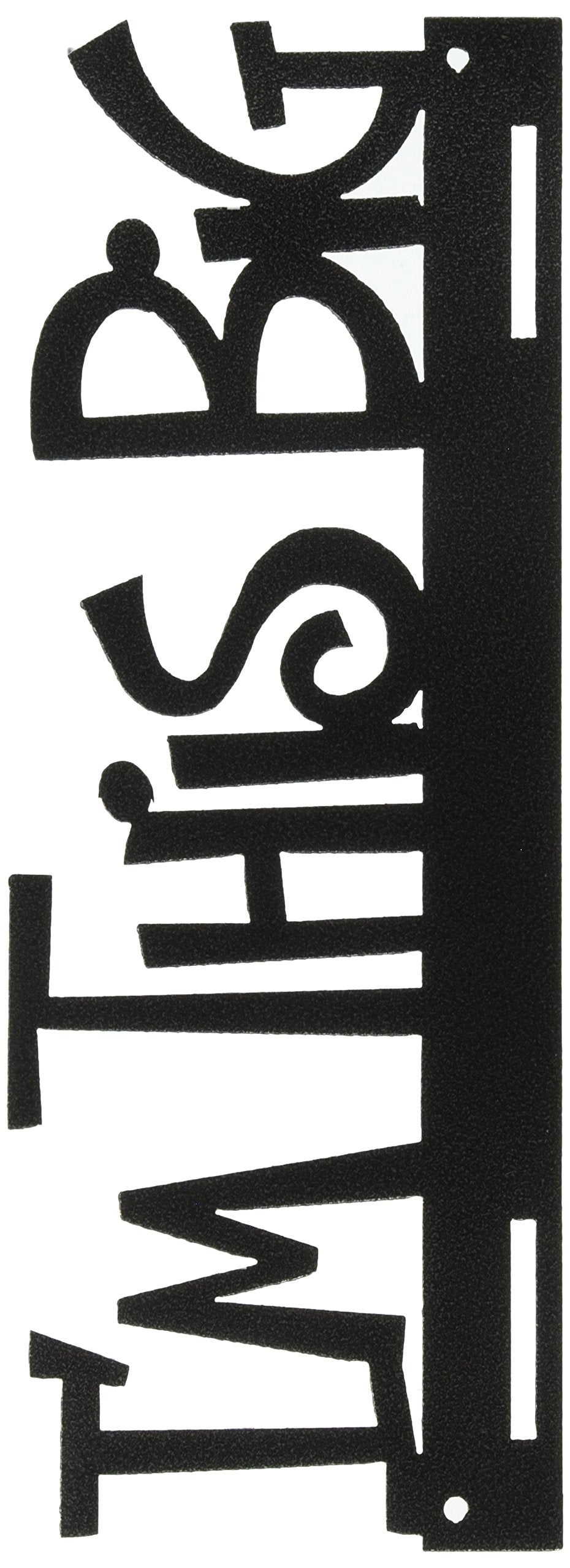 Ackfeld 24947 14in Im This Big Hanger Charcoal, 14"