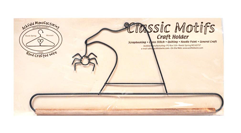 Classic Motifs Witchs Hat 12 Inch Fabric Holder with Dowel