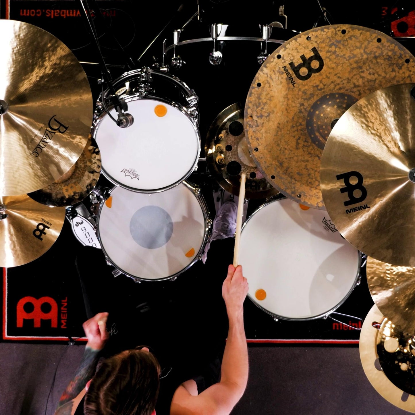 Meinl Cymbals Byzance Luke Holland 10"/12" Artist Concept Model Baby Stack Effect, 2-Year Warranty (AC