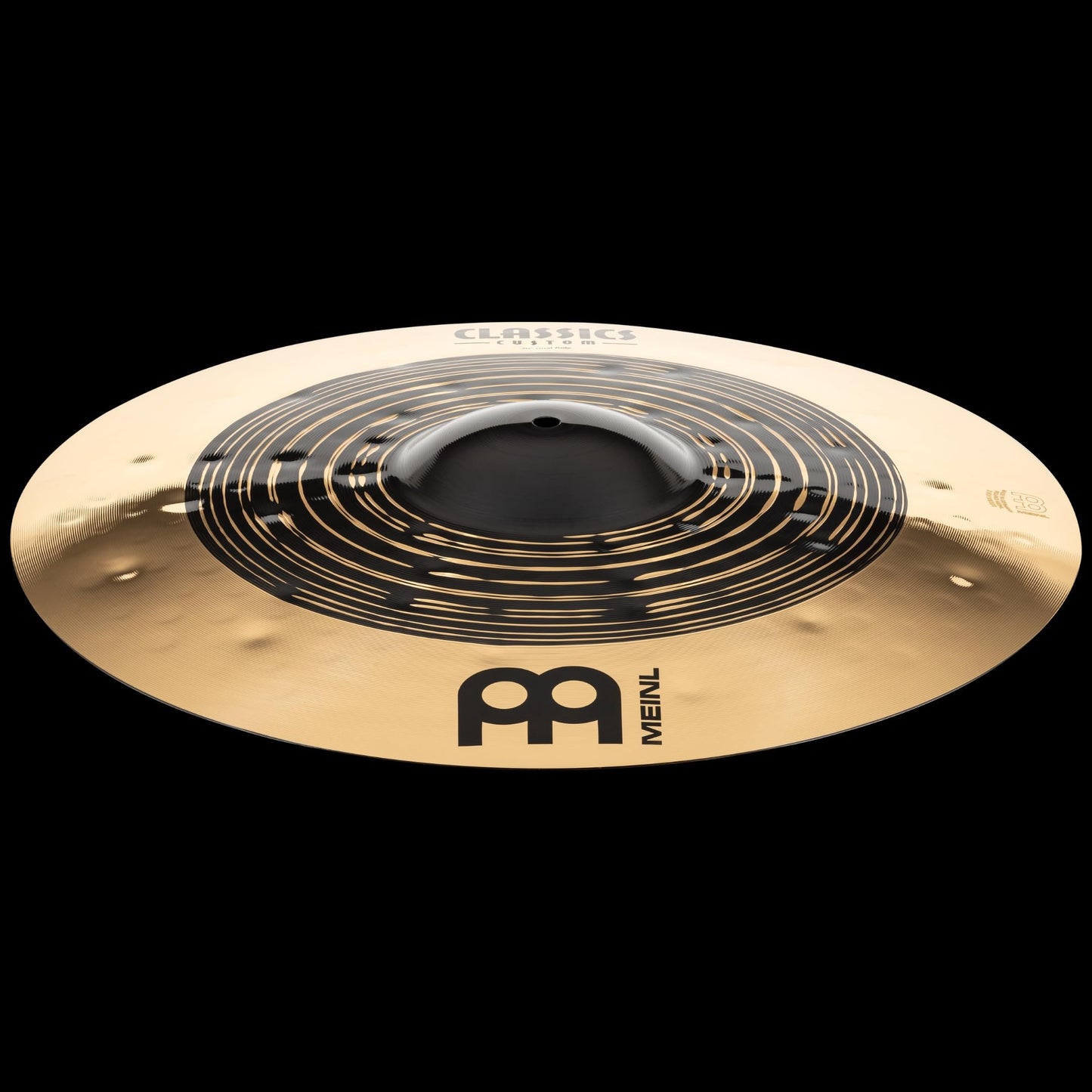 Meinl Cymbals Classics Custom Dual 22" Ride Cymbal, Dark and Brilliant Finish — Made in Germany — for Rock, Metal and Fusion, 2-Year Warranty (CC22DUR)