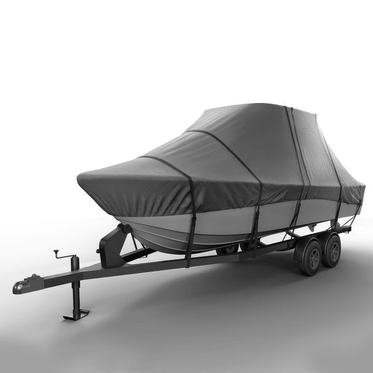 Seal Skin Covers T-Top Boat Cover, Waterproof & Heavy-Duty Cover for Center Console Boats, Fits 26' L & 108" W, UV & Fade Resistant, Secure Fit with Straps for All-Weather Protection
