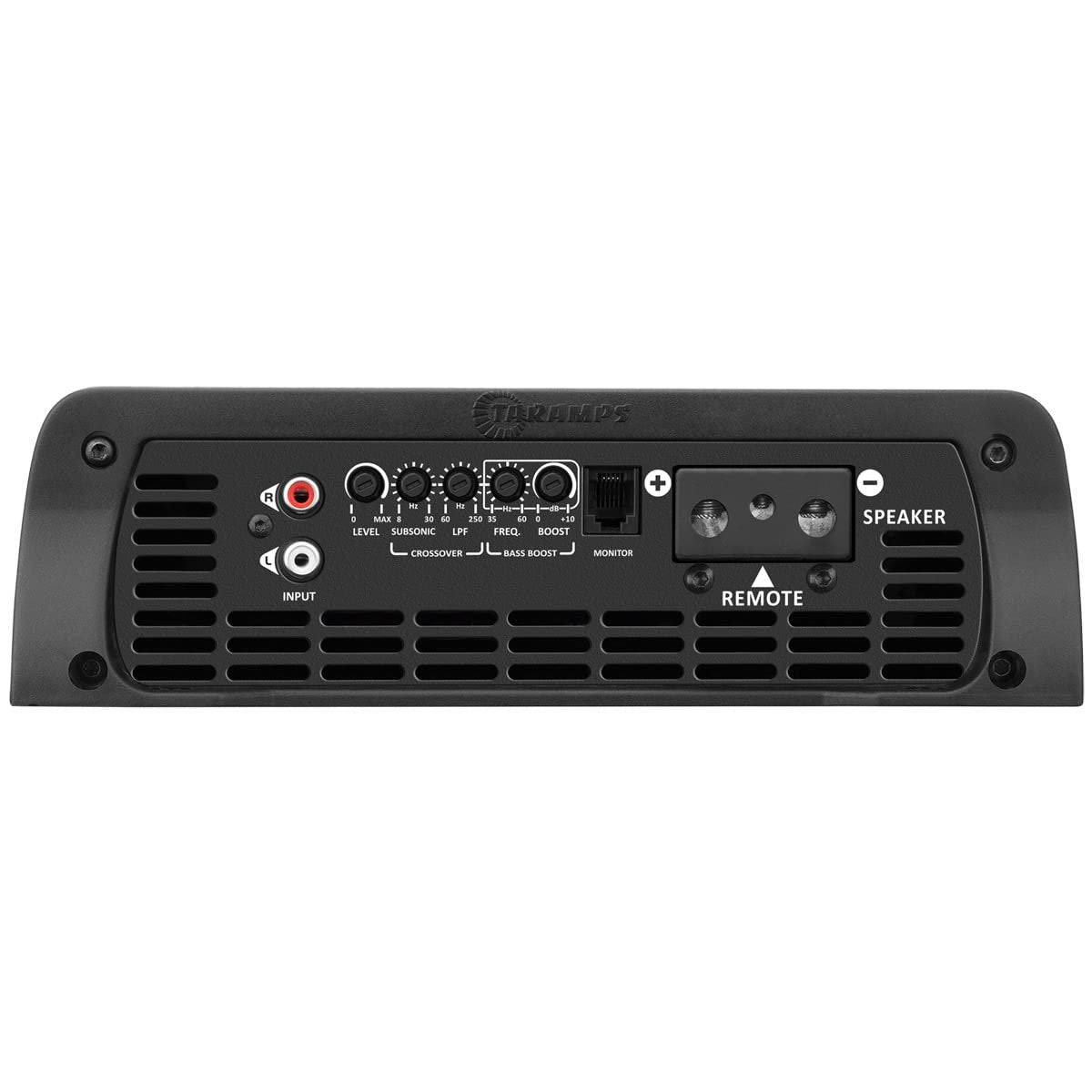 Taramps Bass 8k 1 Ohm Monoblock Amplifier 8000 Watts Rms 1 Channel Powerful Full Range Great for Sub/Bass RCA Input Subsonic Filter, Car Audio Class D