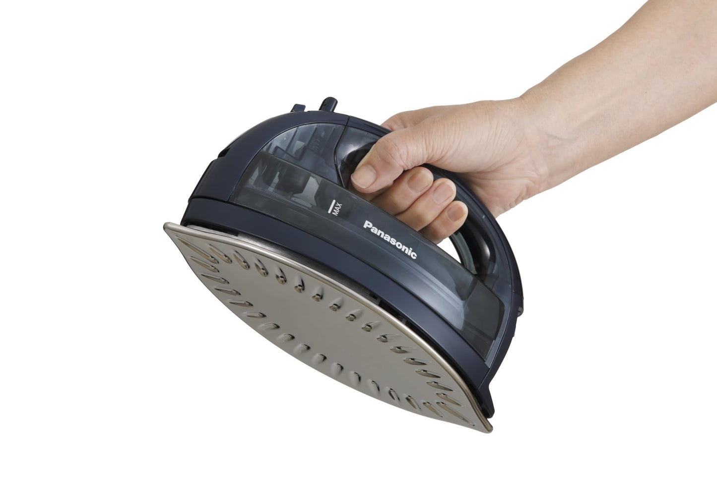 Panasonic Cordless Steam/Dry Iron, 1500W Wide Stainless Steel Plate