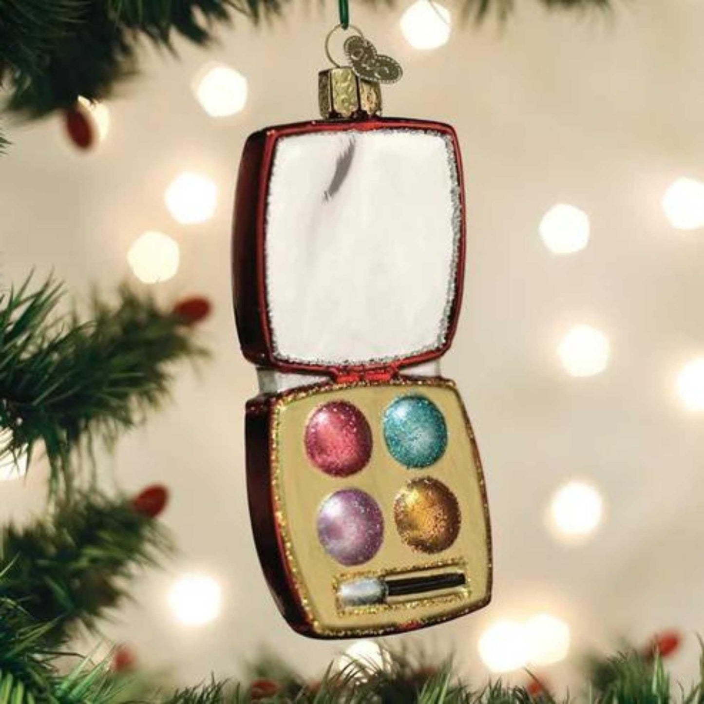 Old World Christmas Ornaments Makeup Palette Glass Blown Ornaments for Christmas Tree