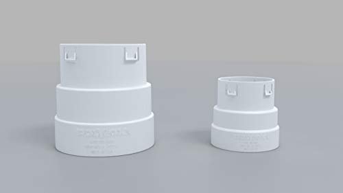 Polylok 4" Corrugated Pipe Adapter (4" corrugated to 4" SDR 35 or 4" SCH 40)