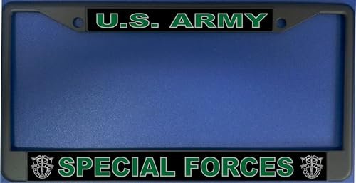 U.S. Army Special Forces Chrome License Plate Frame