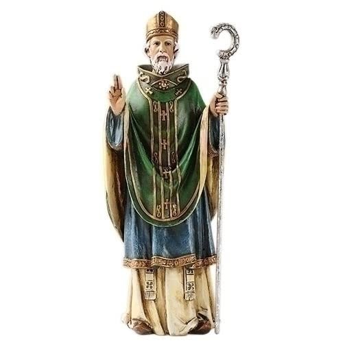 Joseph's Studio by Roman, Renaissance Collection, 6.5" H ST Patrick Figure, Home Décor, Devout Gift, Prayerful Inspiration (4x2x6)