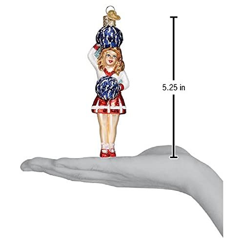 Old World Christmas Ornaments Cheerleader Glass Blown Ornaments for Christmas Tree