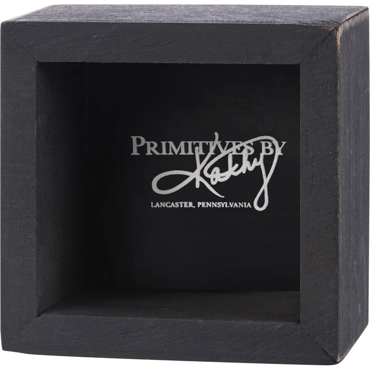 Primitives by Kathy Classic Valentine's Day Box Sign 'Love You The Most - The End. I Win.' 3" x 3" x 1.75" Medium