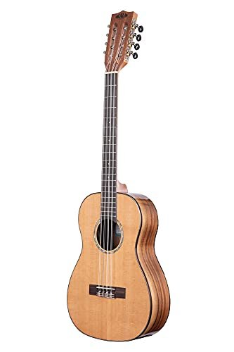 Kala Brand Music Co. Solid Cedar Top Acacia, 8-String Ukulele, Natural, Baritone (KA-SCAC-B8)