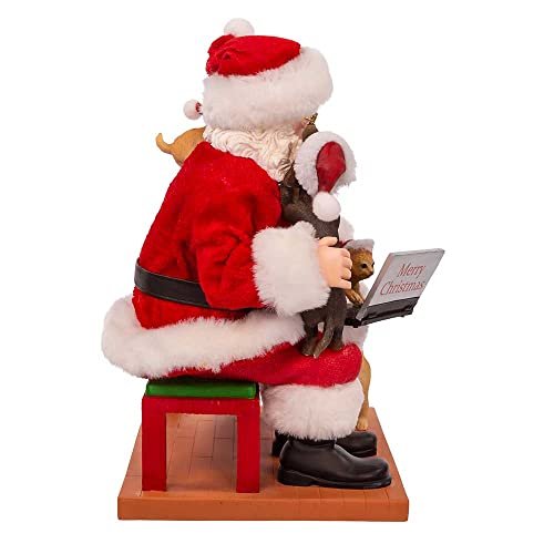 Kurt S. Adler Festive Christmas Holiday Tabletop Decoration Figurine