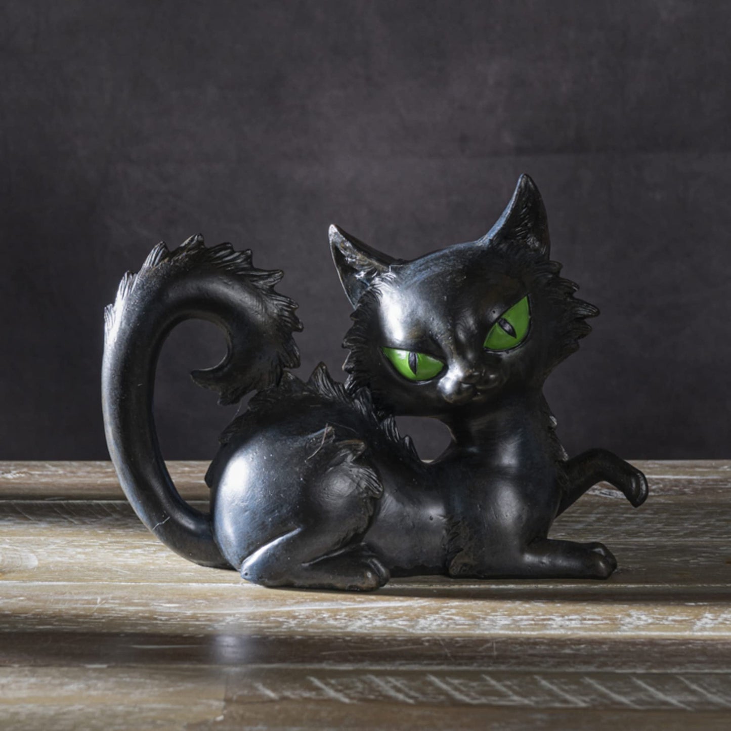Pacific Giftware Black Cat Sitting Figurine, Spooky Collectible Polyresin Statue and Home Decoration, 8.27 Inches x 3.15 Inches x 5.91 Inches