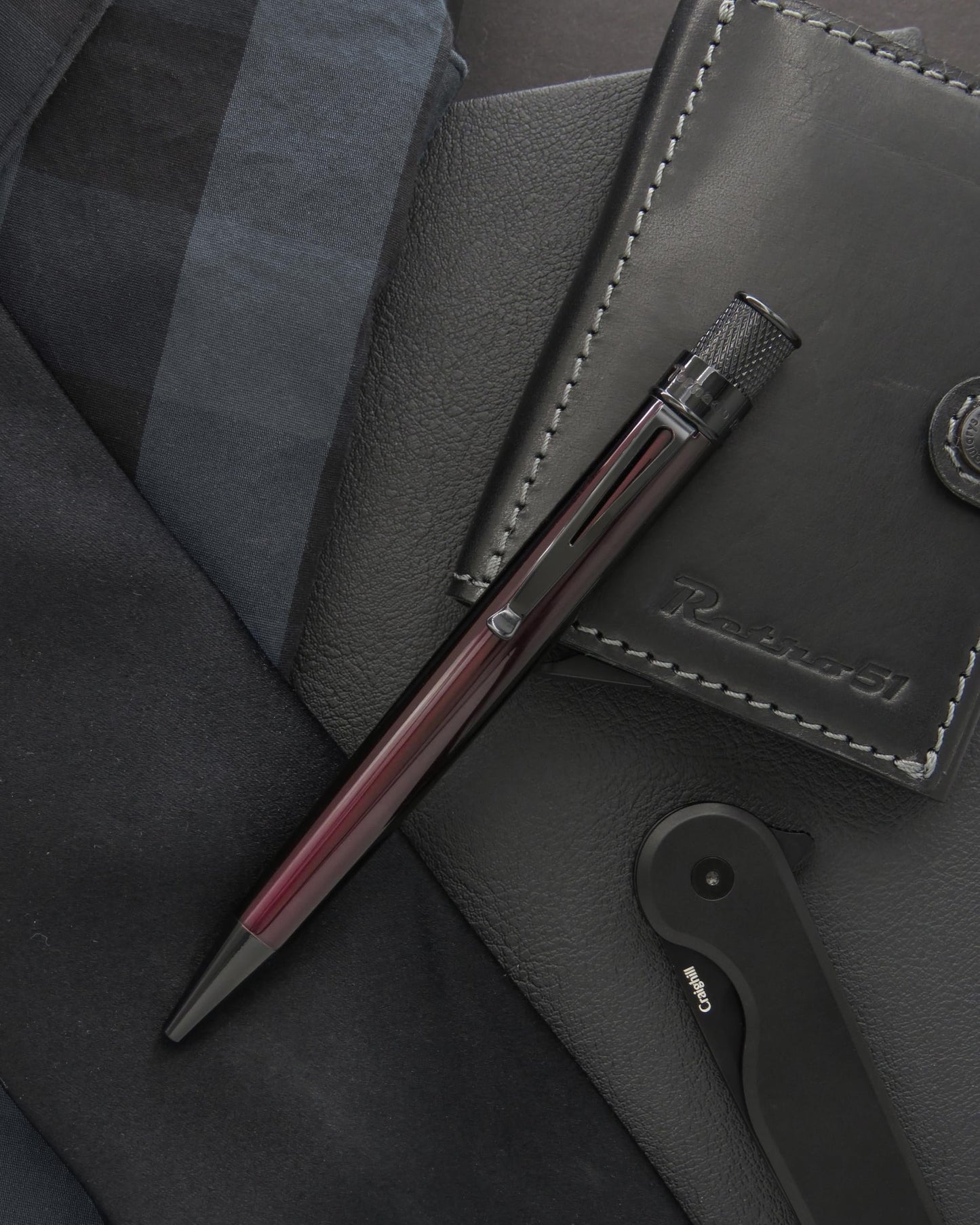 Retro 51 Tornado™ Stealth - Black Cherry Rollerball Pen