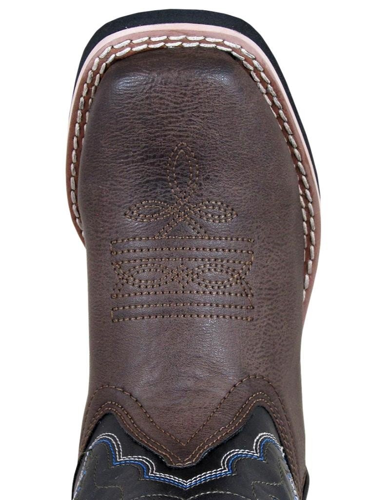 Smoky Mountain Boots Kids' Tyler Western Boot, Little Kid, Brown/Black, Medium, Size 9 US