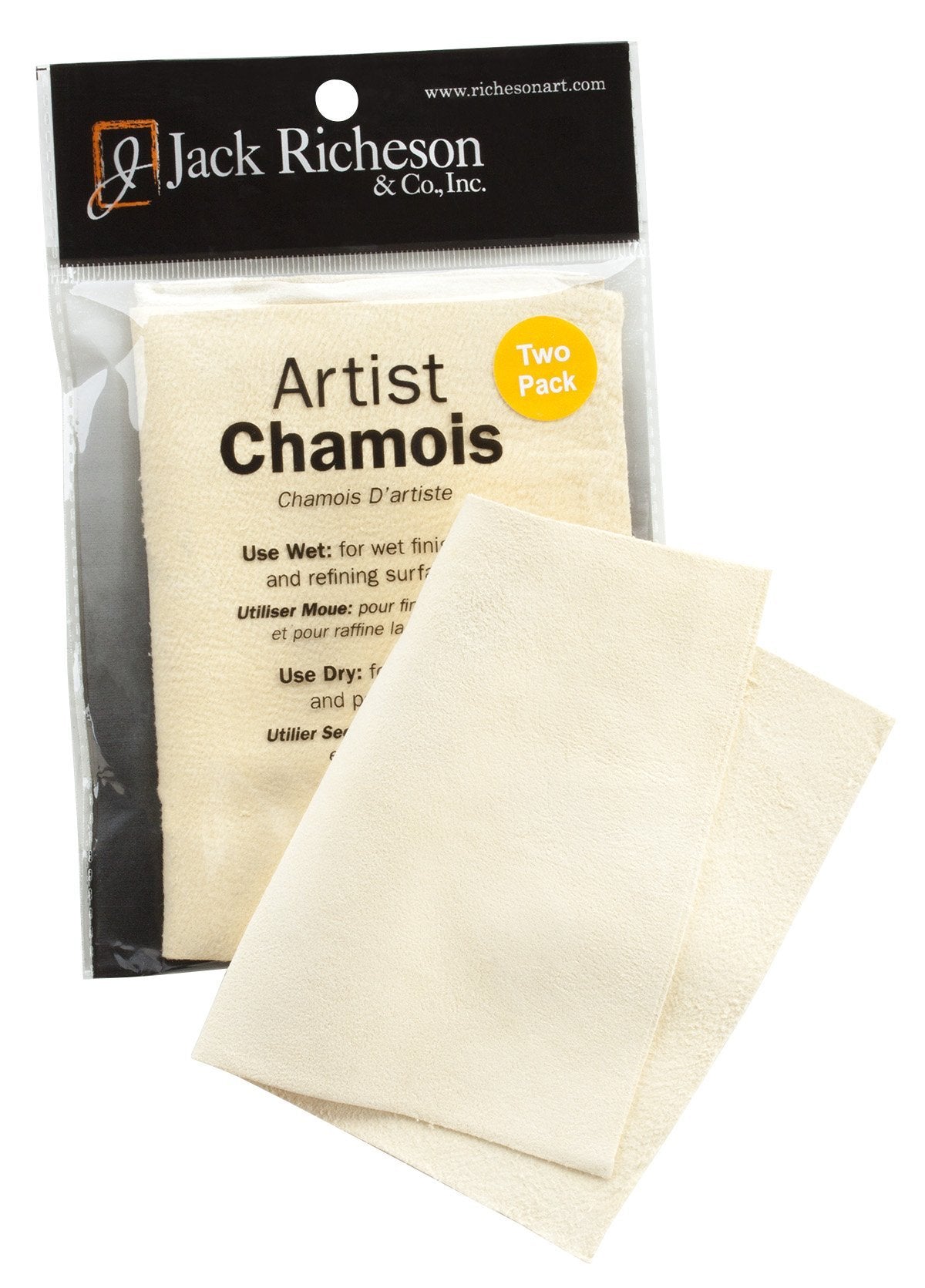 Jack Richeson Artist Chamois 2 Pack 5 x 7