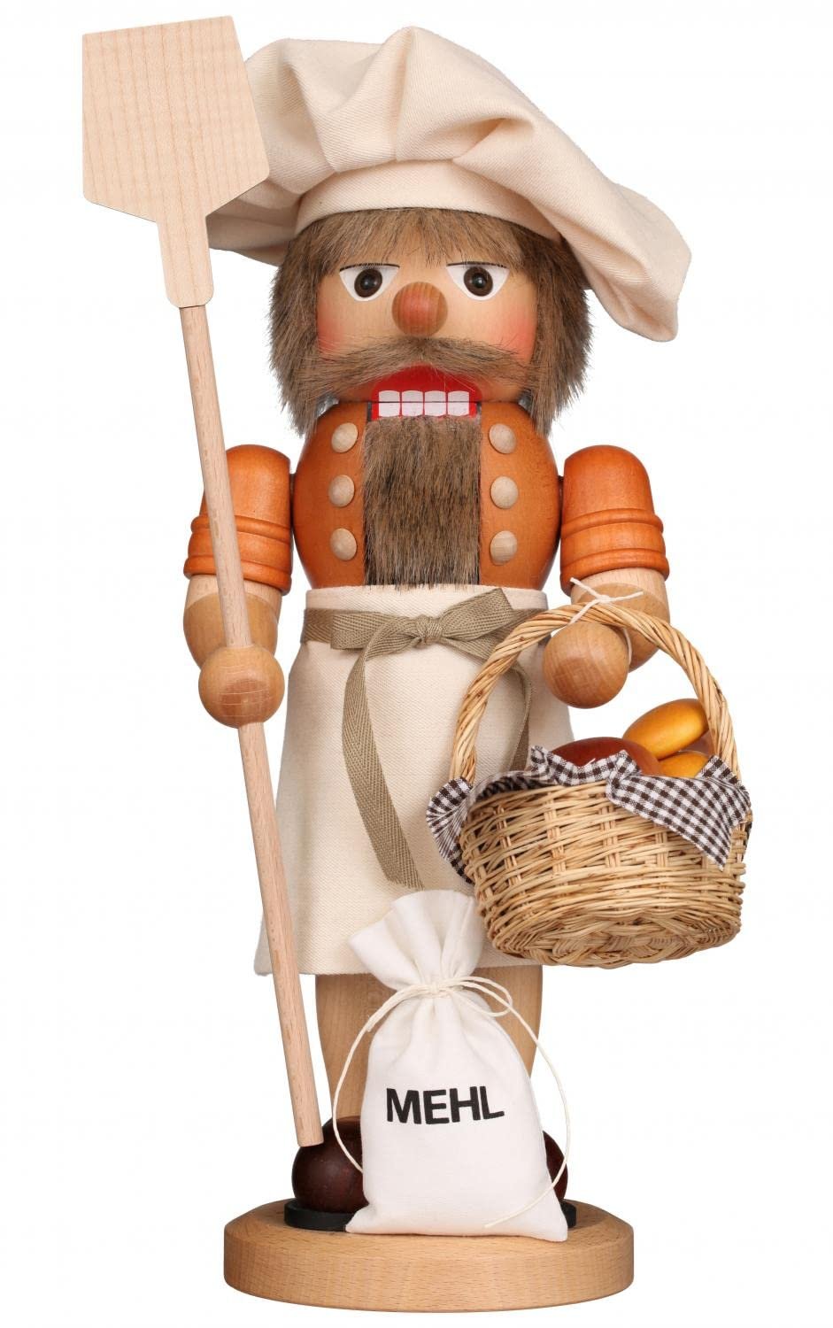 Christian Ulbricht Nutcracker - Baker Natural - 39 cm / 15.4 inch