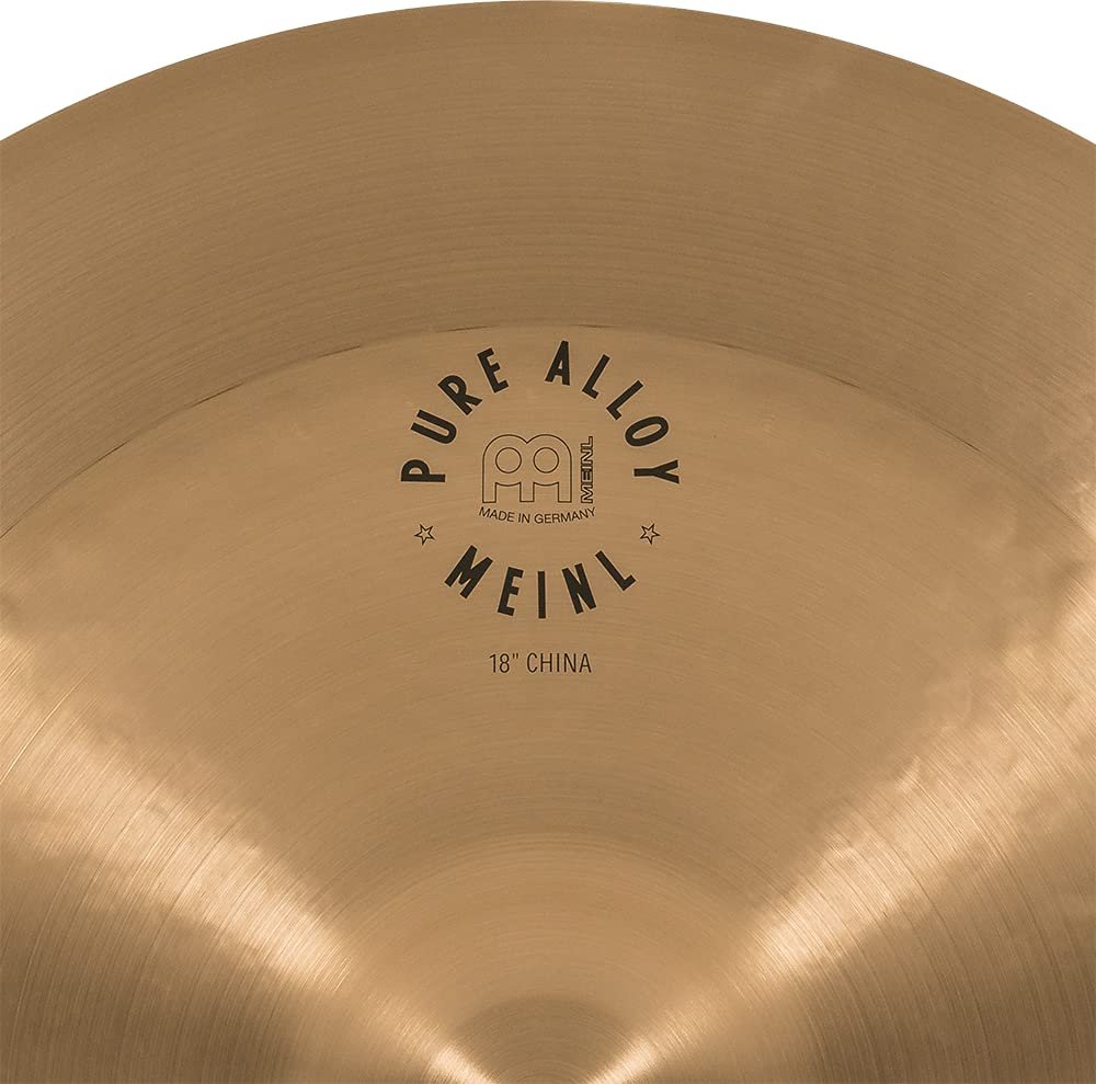 Meinl 18" China Cymbal - Pure Alloy Traditional - Made in Germany, 2-YEAR WARRANTY (PA18CH)