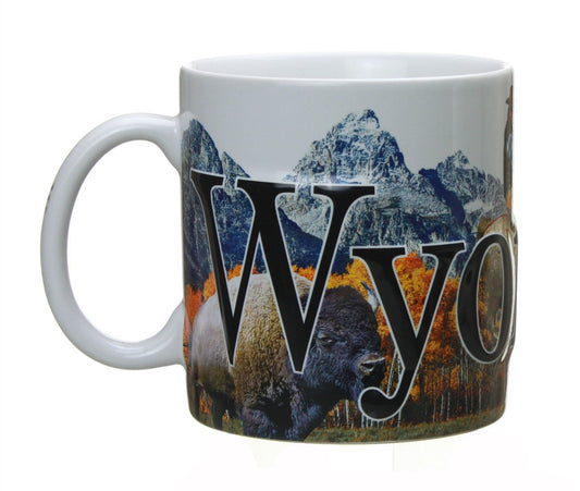 Wyoming - ONE 18 oz. Coffee Mug