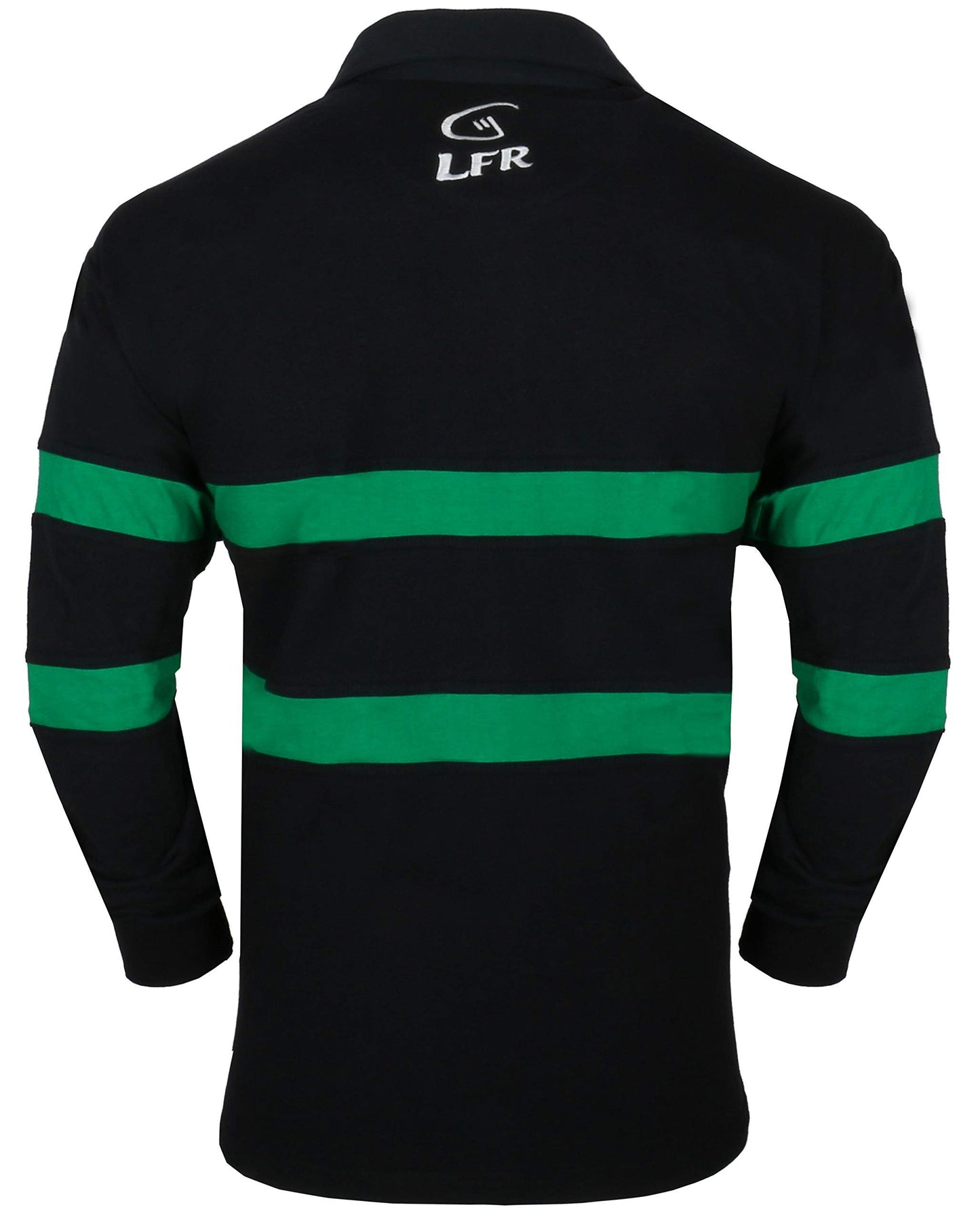 Malham Irish Shamrock Sprig Ireland Longsleeve Striped Rugby Ireland