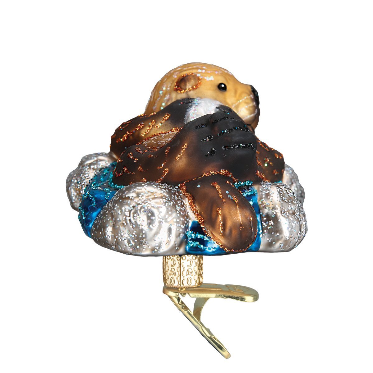 Old World Christmas Ornaments: Sea and Water Animals Glass Blown Ornaments for Christmas Tree