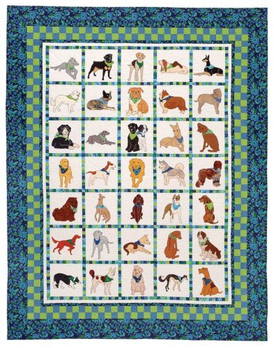 Beautiful Big Dogs - 35 Different Large Breed Dogs Quilt Patterns
