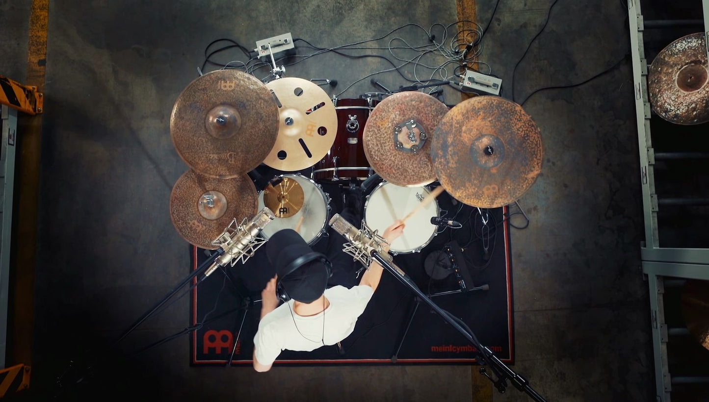 Meinl Cymbals Byzance 18" Vintage Pure Crash — Made in Turkey — Hand Hammered B20 Bronze, 2-Year Warranty, Raw, (B18VPC)