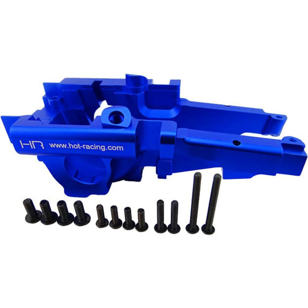Hot Racing SUM1306 Secure Lock Rear Bulkhead 1:10 Summit Blue