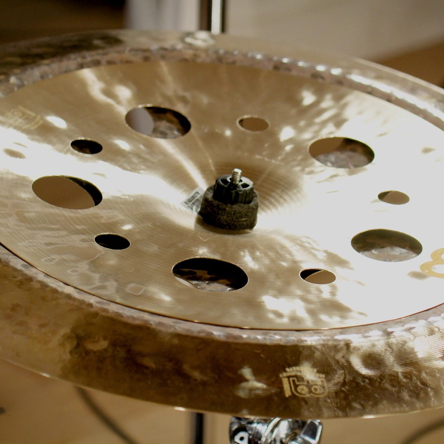 Meinl Cymbals Byzance 14" Dual Multi Trash Crash with Holes — Made in Turkey — Hand Hammered B20 Bronze, 2-Year Warranty, (B14DUMUTR)