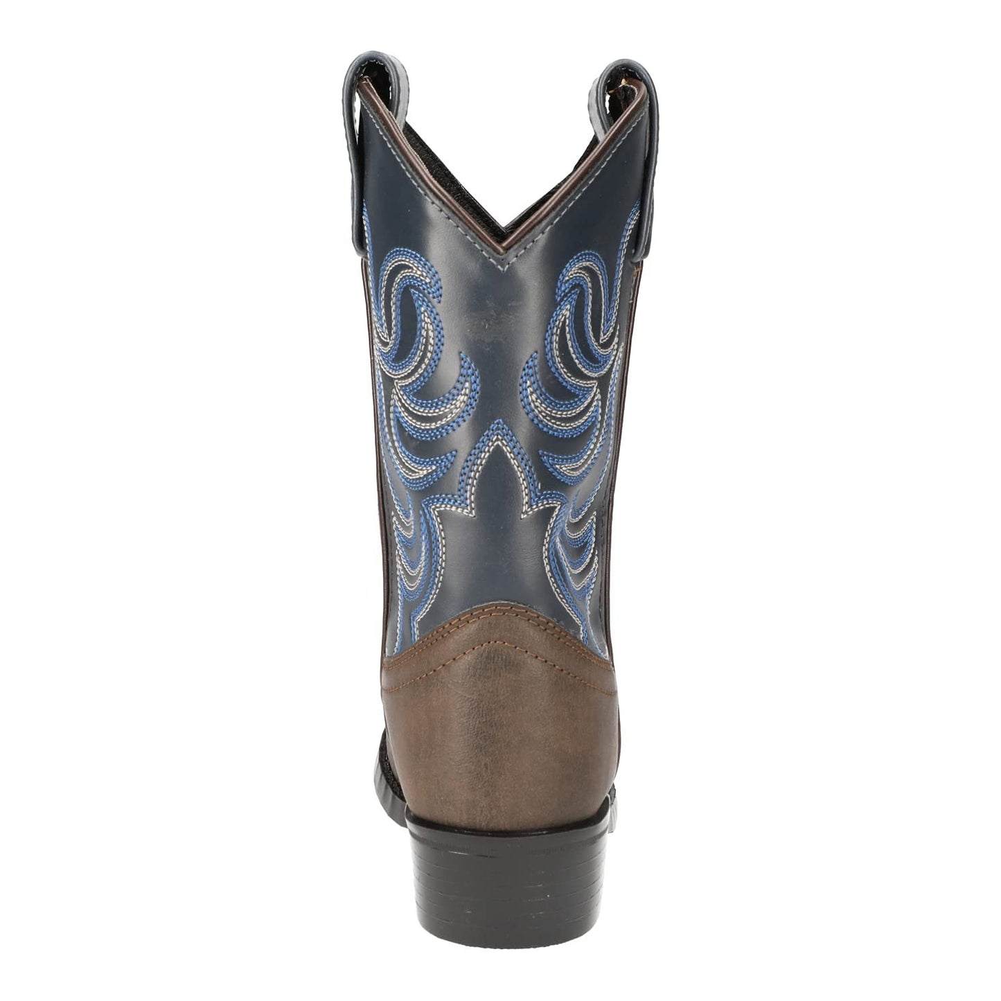 Smoky Mountain Girls Brown with Pink Stitch Monterey Western Cowboy Boots