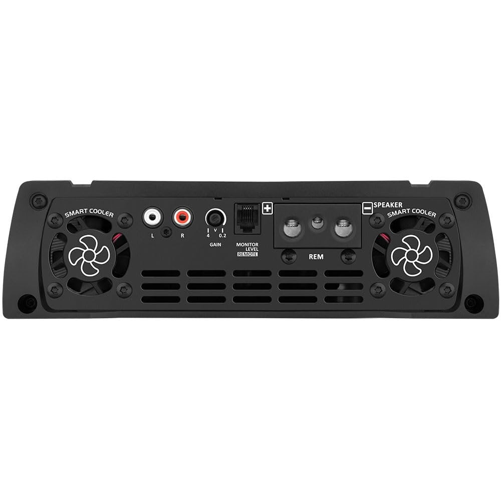 Taramps T 12.000 Chipeo 1 Ohm 12000 Watts Rms 12.6 Volts, Peak Power 13300 Watts Rms Monoblock Car Audio Amplifier RCA Input Gain Control Smart Cooler